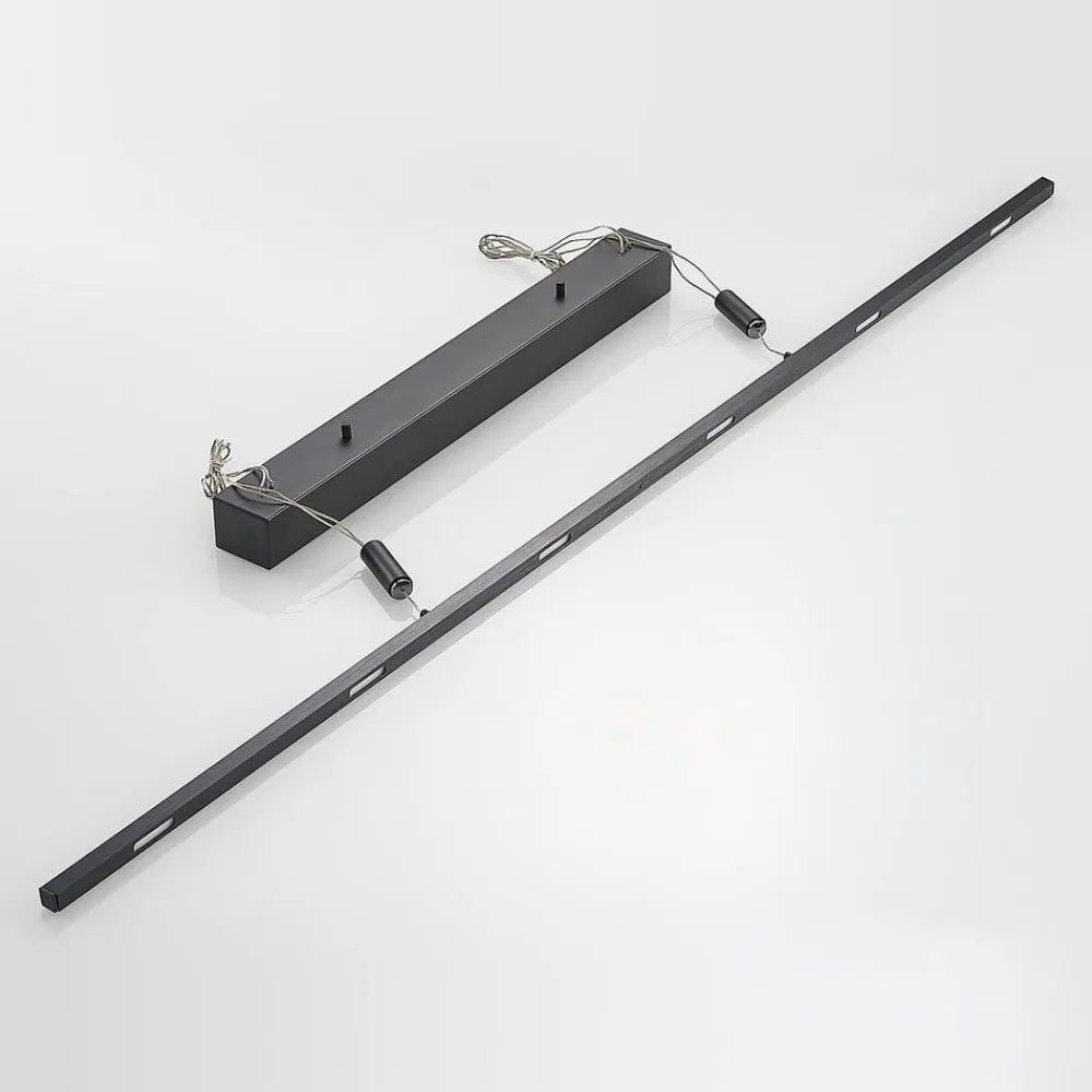 Lucande LED-pendellampe Stakato, 140 cm, 6 lyskilder, dæmpbar