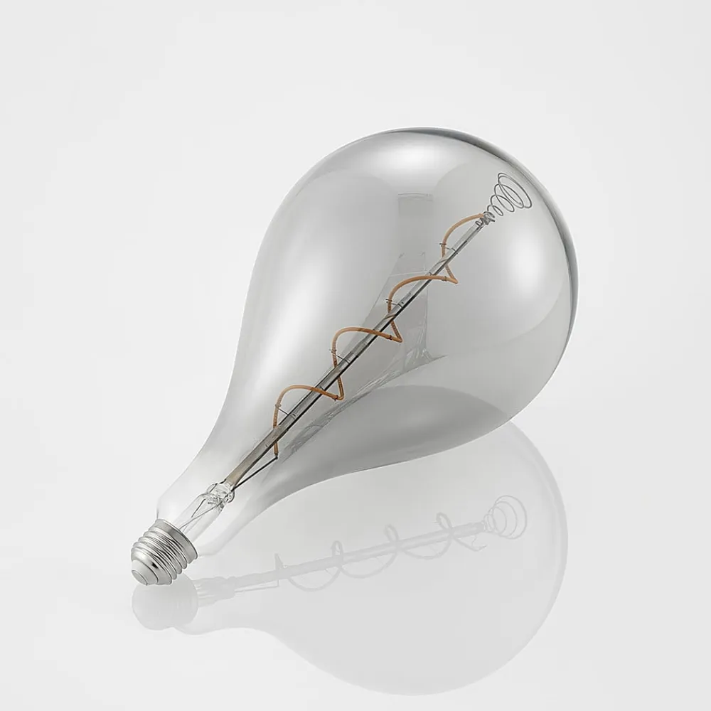 Lucande LED-pære E27 A160 4W 1.800K dæmpbar røgfarvet