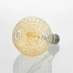 LED-pære E27 G95 4 W 2.700 K dæmp, ravgul^Lucande
