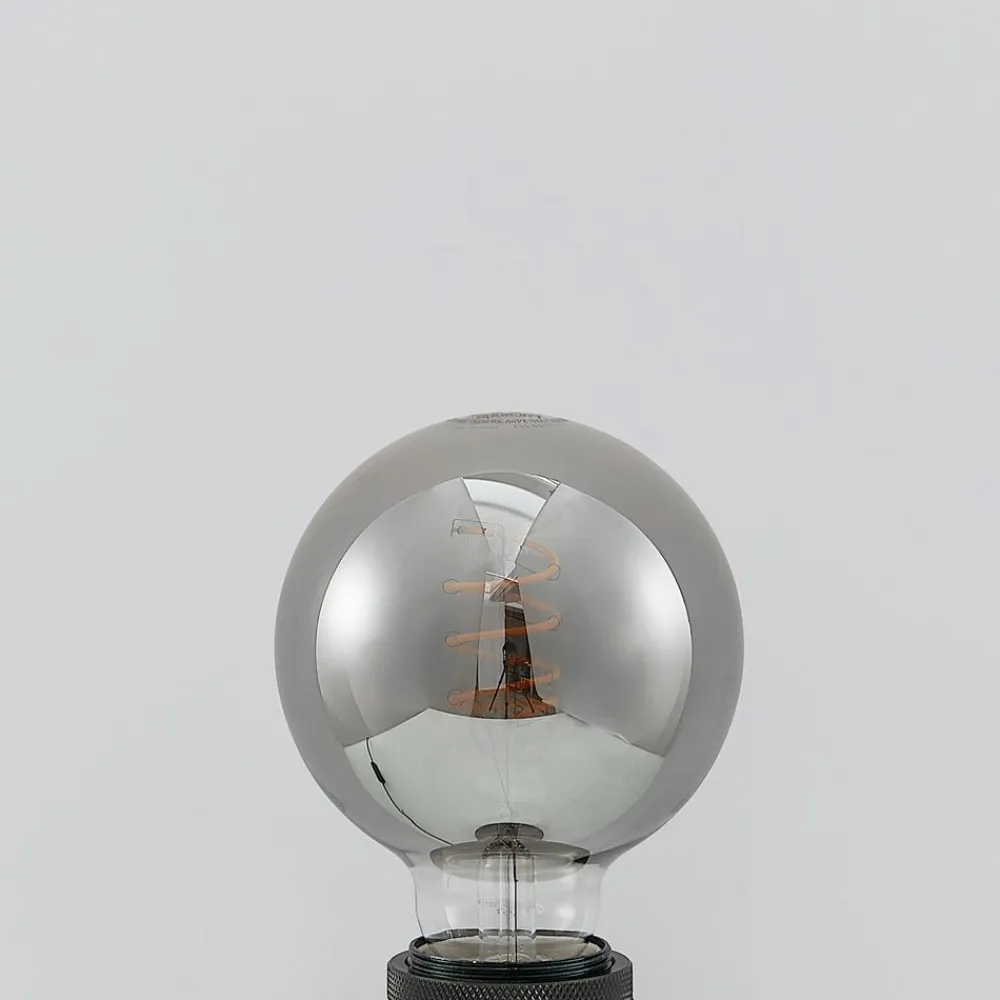 Lucande LED-pære E27 G95 4W smoke 1.800K dæmpbar