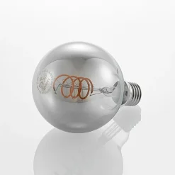 Lucande LED-pære E27 G95 4W smoke 1.800K dæmpbar