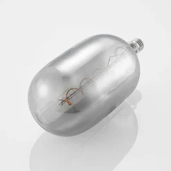 Lucande LED-pære E27 T140 4W 1.800K dæmpbar røgfarvet