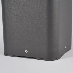 Lucande LED-sokkellampe Annika, antracit, metal, 50 cm