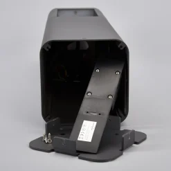 Lucande LED-sokkellampe Annika, antracit, metal, 50 cm