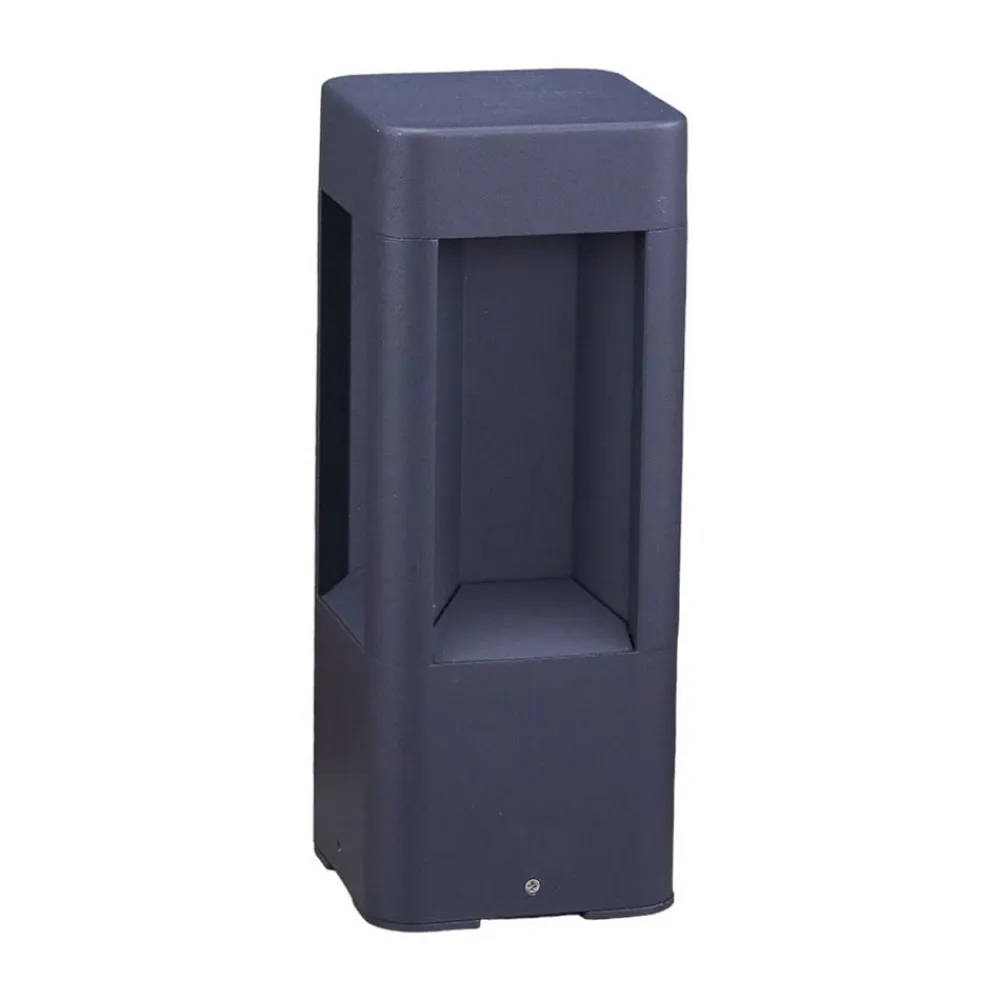 Lucande LED-sokkellampe Annika, antracit, metal, 30 cm