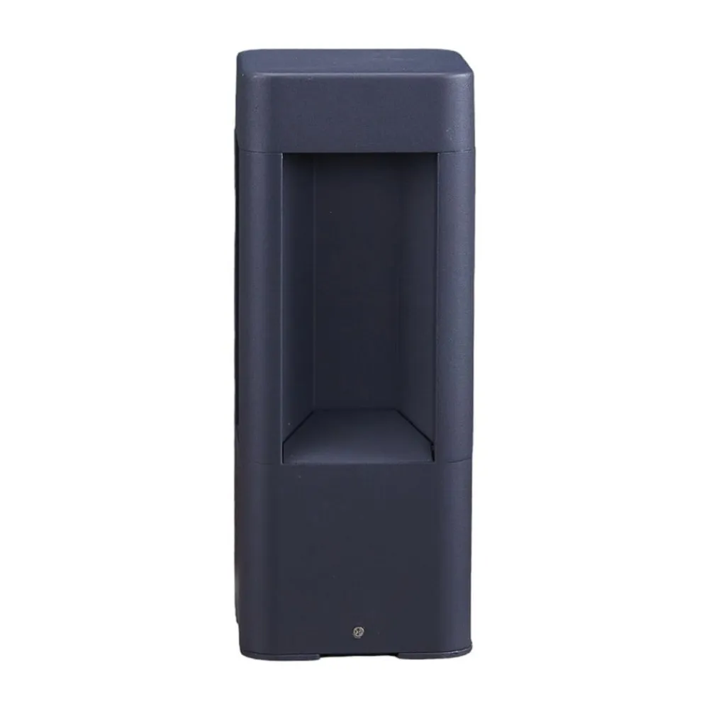 Lucande LED-sokkellampe Annika, antracit, metal, 30 cm