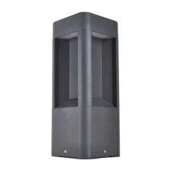 Lucande LED-sokkellampe Annika, antracit, metal, 30 cm