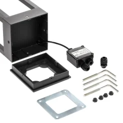 LED-sokkellampe Carlota, 50 cm, antracit, aluminium^Lucande Online