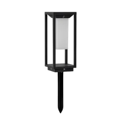 LED-sokkellampe Eliel, 34 cm, antracit, IP54^Lucande Discount