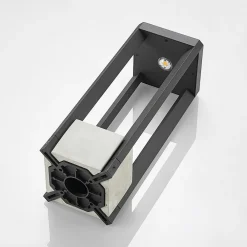 LED-sokkellampe Kalisa, IP65, 42 cm, grå, metal^Lucande Clearance