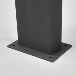 Lucande LED-sokkellampe Lennik, sensor, 60 cm, antracit