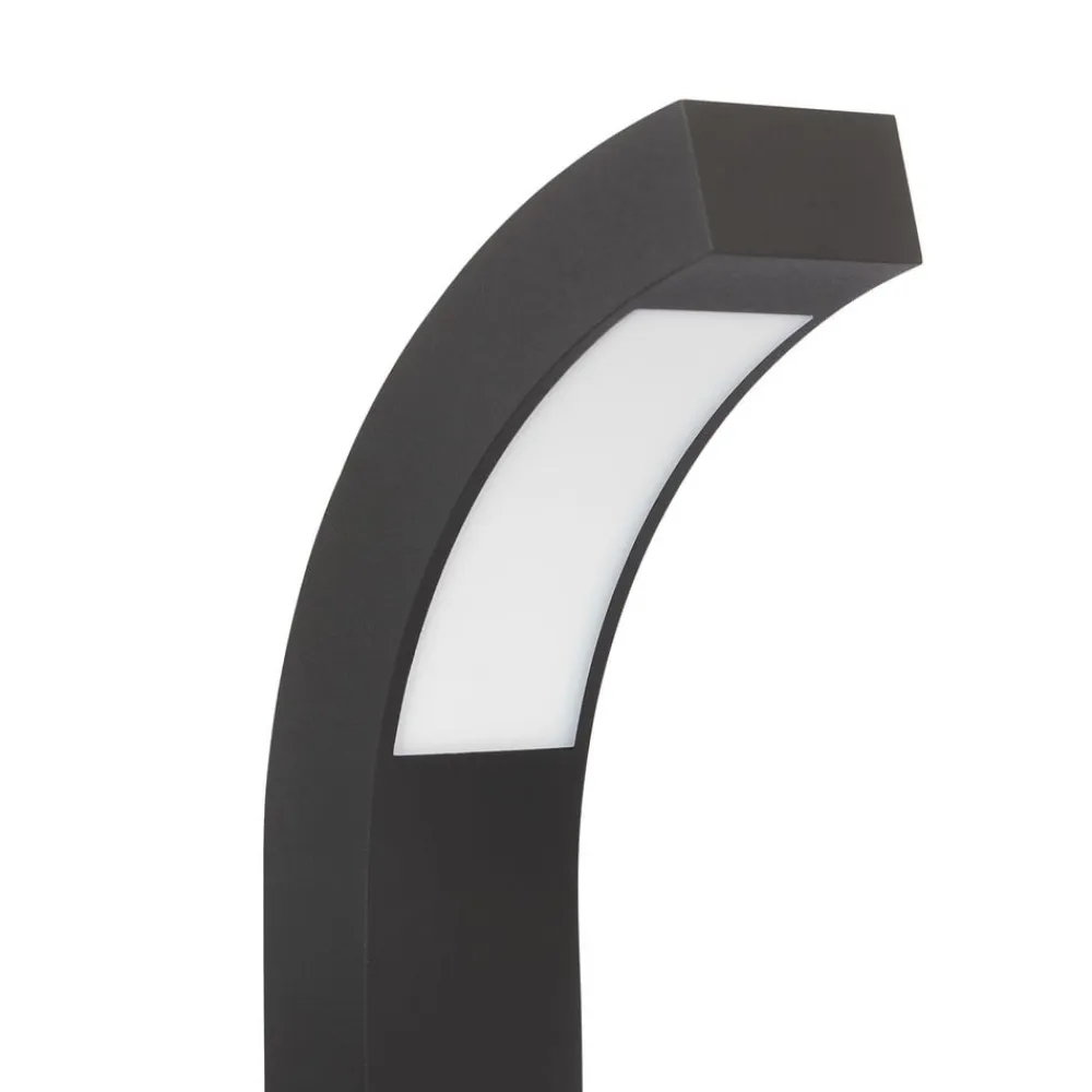 LED-sokkellampe Lennik, 40 cm, antracit, metal^Lucande