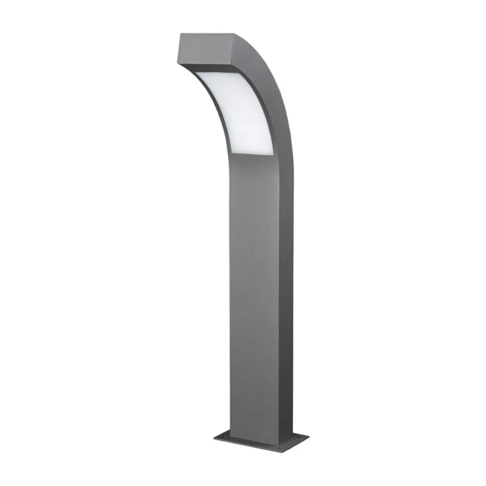 Lucande Terrassebelysning|Gadebelysning>LED-sokkellampe Lennik, 60 cm, antracit, metal