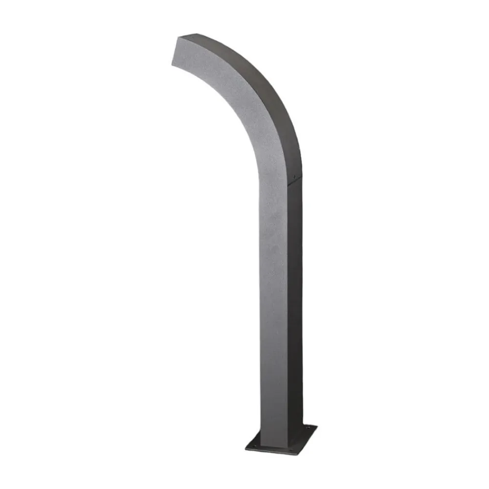 Lucande Terrassebelysning|Gadebelysning>LED-sokkellampe Lennik, 60 cm, antracit, metal