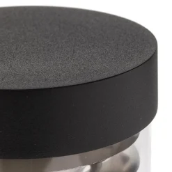 Lucande LED-sokkellampe Lucius, 27 cm, antracit, IP54