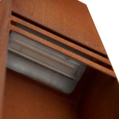 LED-sokkellampe Oxido, rustfarvet, cortenstål^Lucande Clearance