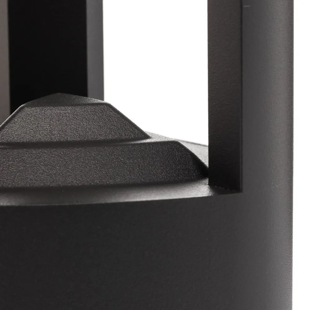 Lucande LED-sokkellampe Pirron, 50 cm, trekantet, IP54