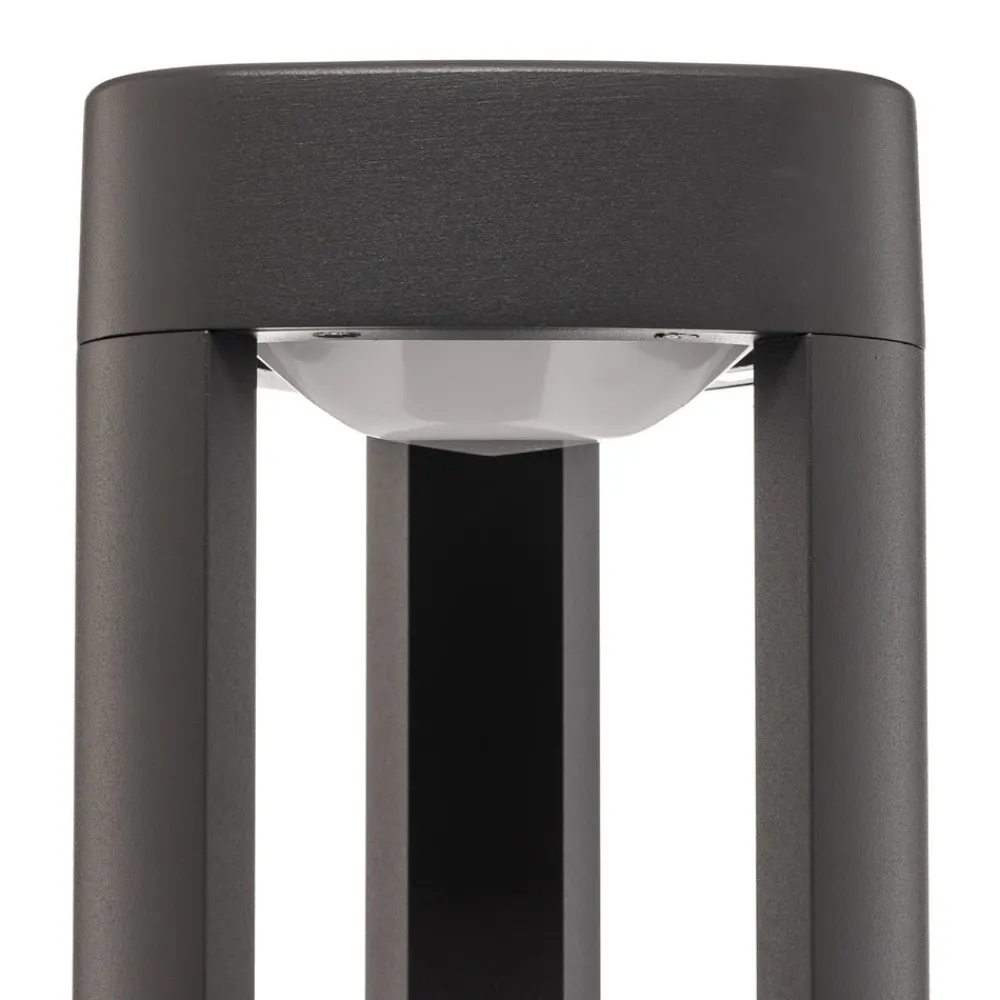 Lucande LED-sokkellampe Pirron, 50 cm, trekantet, IP54