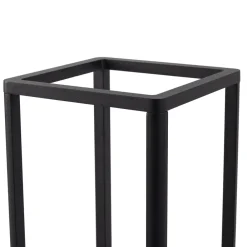 Lucande LED-sokkellampe Thorvid, højde 50 cm, sort