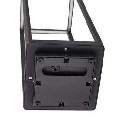 Lucande LED-sokkellampe Thorvid, højde 50 cm, sort