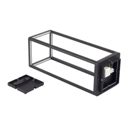 Lucande LED-sokkellampe Thorvid, højde 50 cm, sort