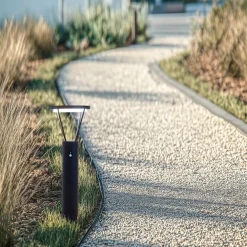 LED-solcellelampe Elario, 80 cm, CCT, sensor^Lucande Outlet