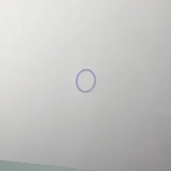 Lucande LED-spejl Celestiel, kantet, opvarmelig, CCT, 70 cm