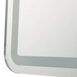 Lucande LED-spejl Celestiel, kantet, opvarmelig, CCT, 70 cm