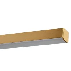 LED-spejllampe Kivana, kobber, metal, 90 cm, IP44^Lucande Clearance