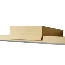 LED-spejllampe Kivana, kobber, metal, 90 cm, IP44^Lucande Clearance