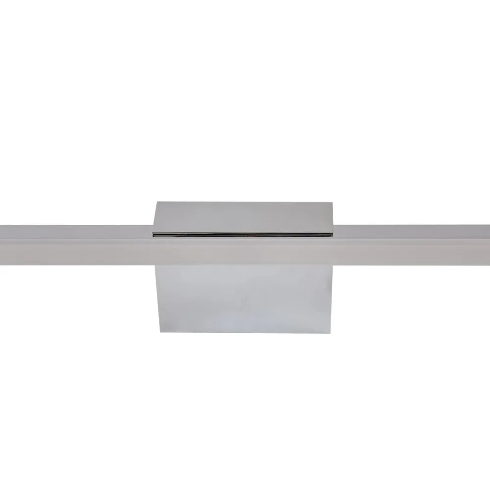 Lucande Væg- Og Spejllamper|Væglamper>LED-spejllampe Kivana, krom, metal, 90 cm, IP44