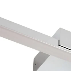 Lucande LED-spejllampe Kivana, krom, metal, 120 cm, IP44
