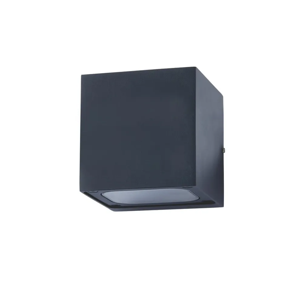 Lucande Terrassebelysning|Væglamper>LED-udendørs væglampe Merjem, 10 cm, op/ned, IP54