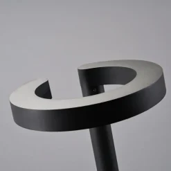 LED-udendørslampe Jannis, antracit, metal, 200 cm^Lucande Hot