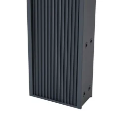 Lucande LED-udendørslampe Tavion, 230 cm, antracit, IP65