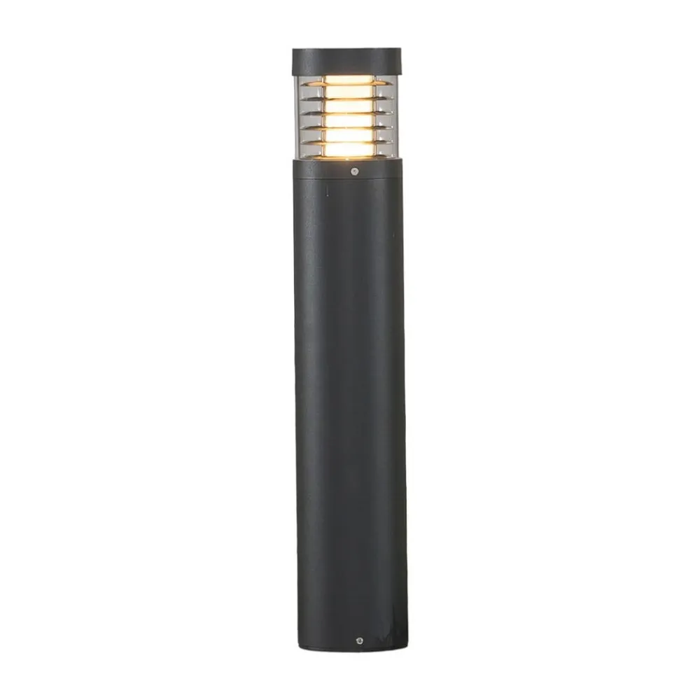Lucande LED-vejlampe, 65 cm, antracit, metal, IP54