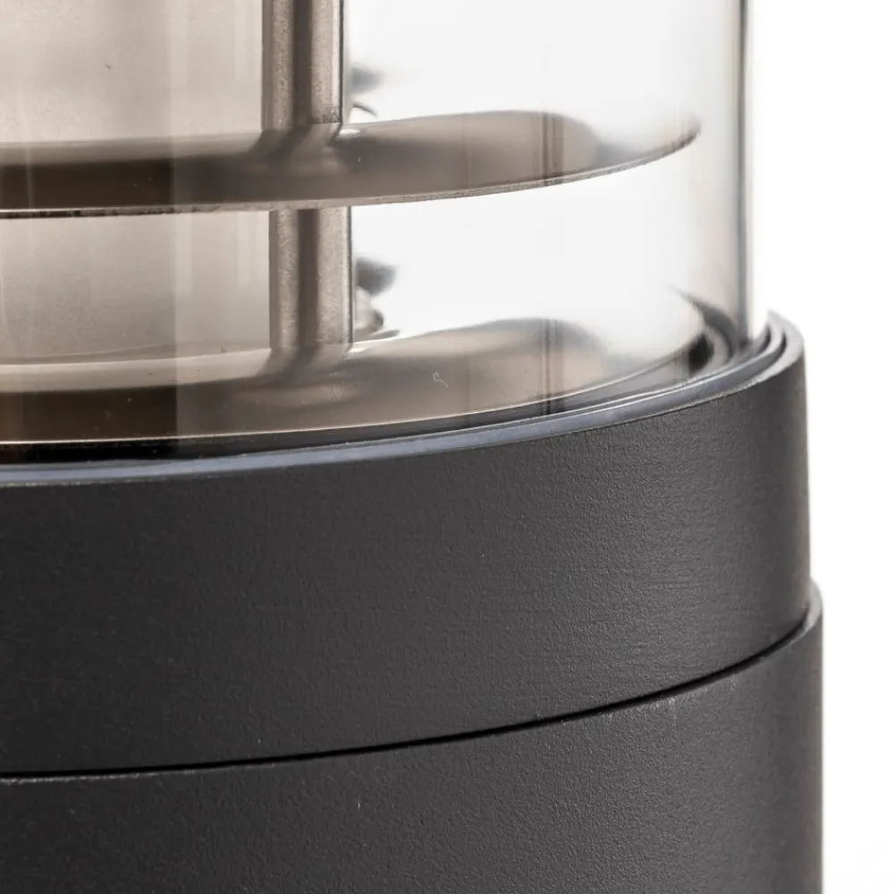 Lucande LED-vejlampe, 65 cm, antracit, metal, IP54