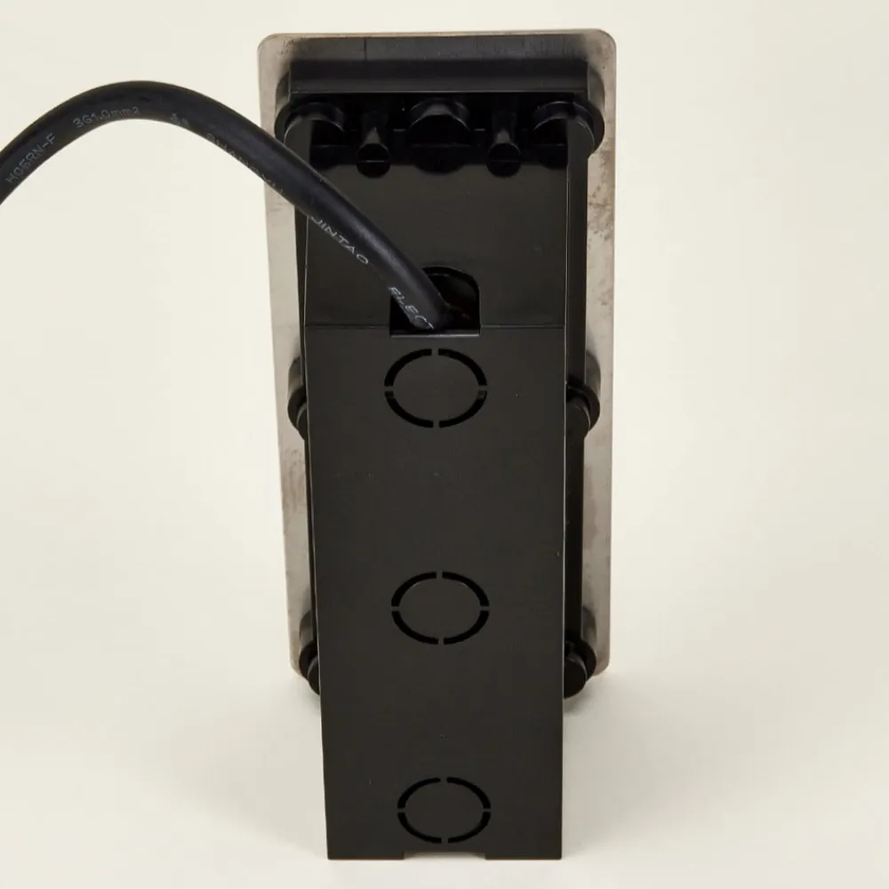 LED-vægindbygningslampe Holly, 17 cm, stål^Lucande Best