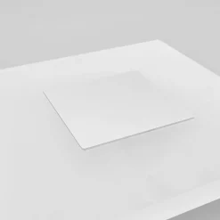 Lucande LED-væglampe Berlind, 26 cm, hvid, glas, metal