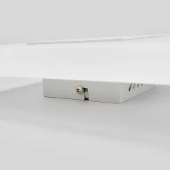 Lucande LED-væglampe Berlind, 26 cm, hvid, glas, metal