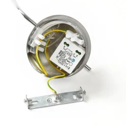 Lucande LED-væglampe Hayley, kromfarvet, glas, højde 34 cm