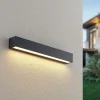 LED-væglampe Lengo, 50 cm, antracit, ned, 3.000K^Lucande Outlet