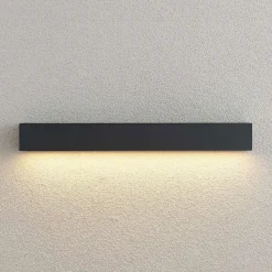 LED-væglampe Lengo, 50 cm, antracit, ned, 3.000K^Lucande Outlet
