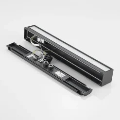 LED-væglampe Lengo, 50 cm, antracit, ned, 3.000K^Lucande Outlet