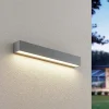 Lucande Terrassebelysning|Væglamper>LED-væglampe Lengo, 50 cm, sølv, 1 lyskilde, IP65