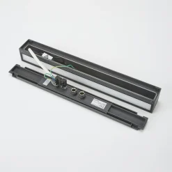 Lucande LED-væglampe Lengo, 50 cm antracit, op/ned 3000K