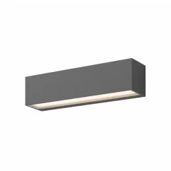 LED-væglampe Lengo, 25 cm antracit, op/ned 3000K^Lucande Clearance