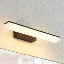 Lucande LED-væglampe Lisana, vandret, 32 cm, IP44