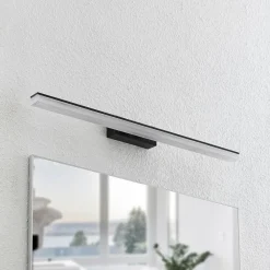 Lucande LED-væglampe Lisana, vandret, 75 cm, IP44