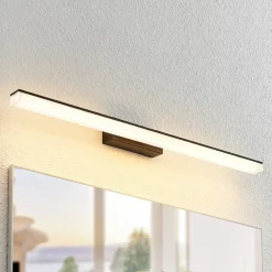 Lucande LED-væglampe Lisana, vandret, 75 cm, IP44